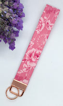 Load image into Gallery viewer, Pink Bird/Rose Key Fob