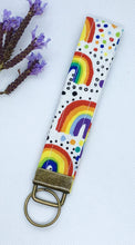 Load image into Gallery viewer, White Rainbows Key Fob
