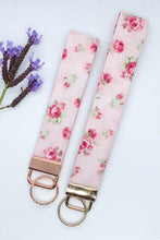 Load image into Gallery viewer, Pink Roses Key Fob

