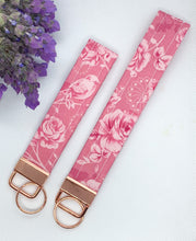 Load image into Gallery viewer, Pink Bird/Rose Key Fob
