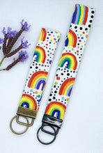 Load image into Gallery viewer, White Rainbows Key Fob
