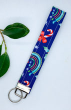 Load image into Gallery viewer, Rainbow Christmas key fob
